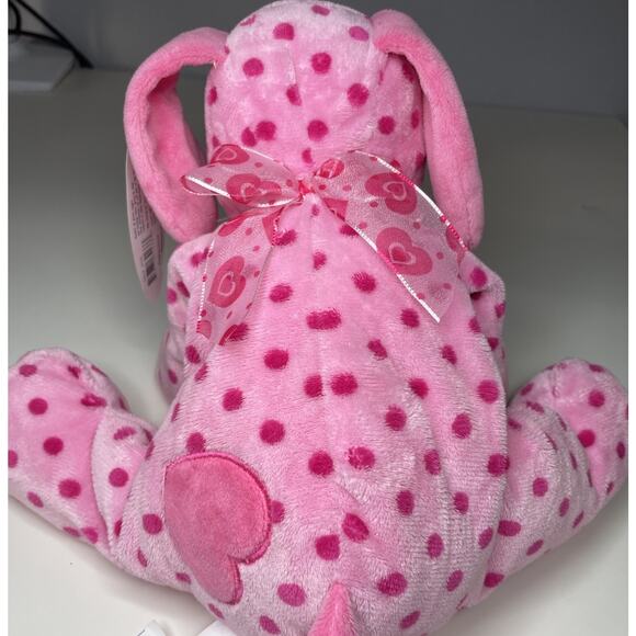Vintage Mary Meyer Doggy Dots Plush 12” Pink Dog Polka Dot Stuffed Bean Bag NWT - Picture 4 of 12